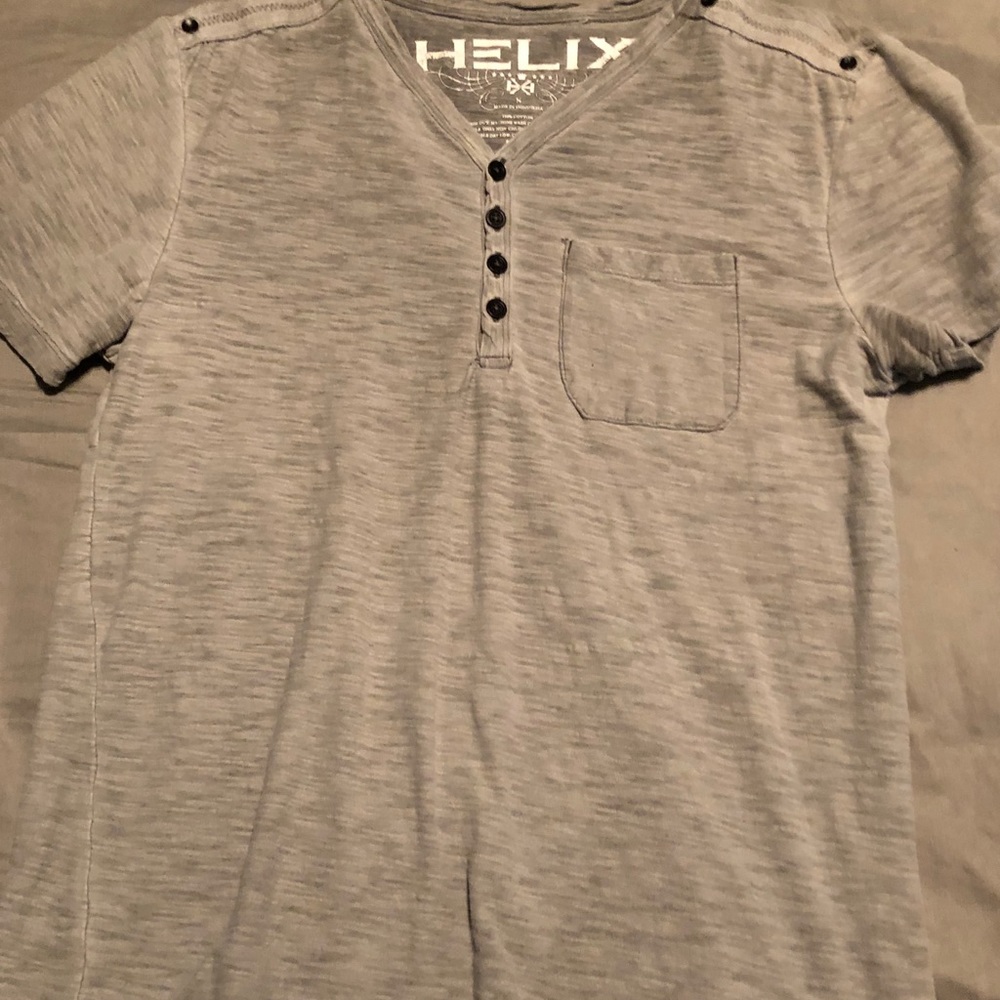Helix short sleeve Henley